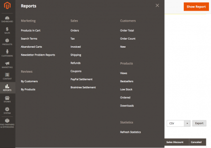Magento2Dashboard_reports Magneto 2 Dashboard Reports