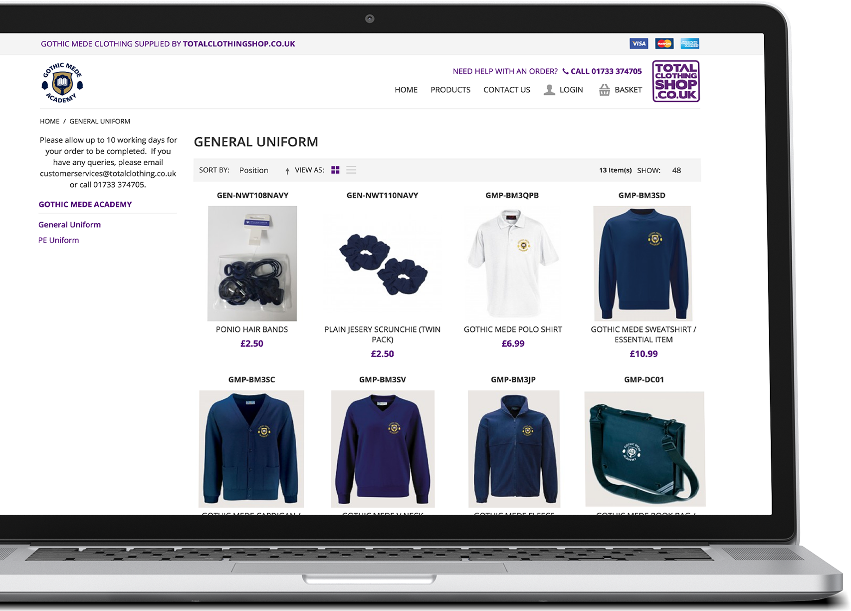 Total Clothing Shop Magento Storefront Preview