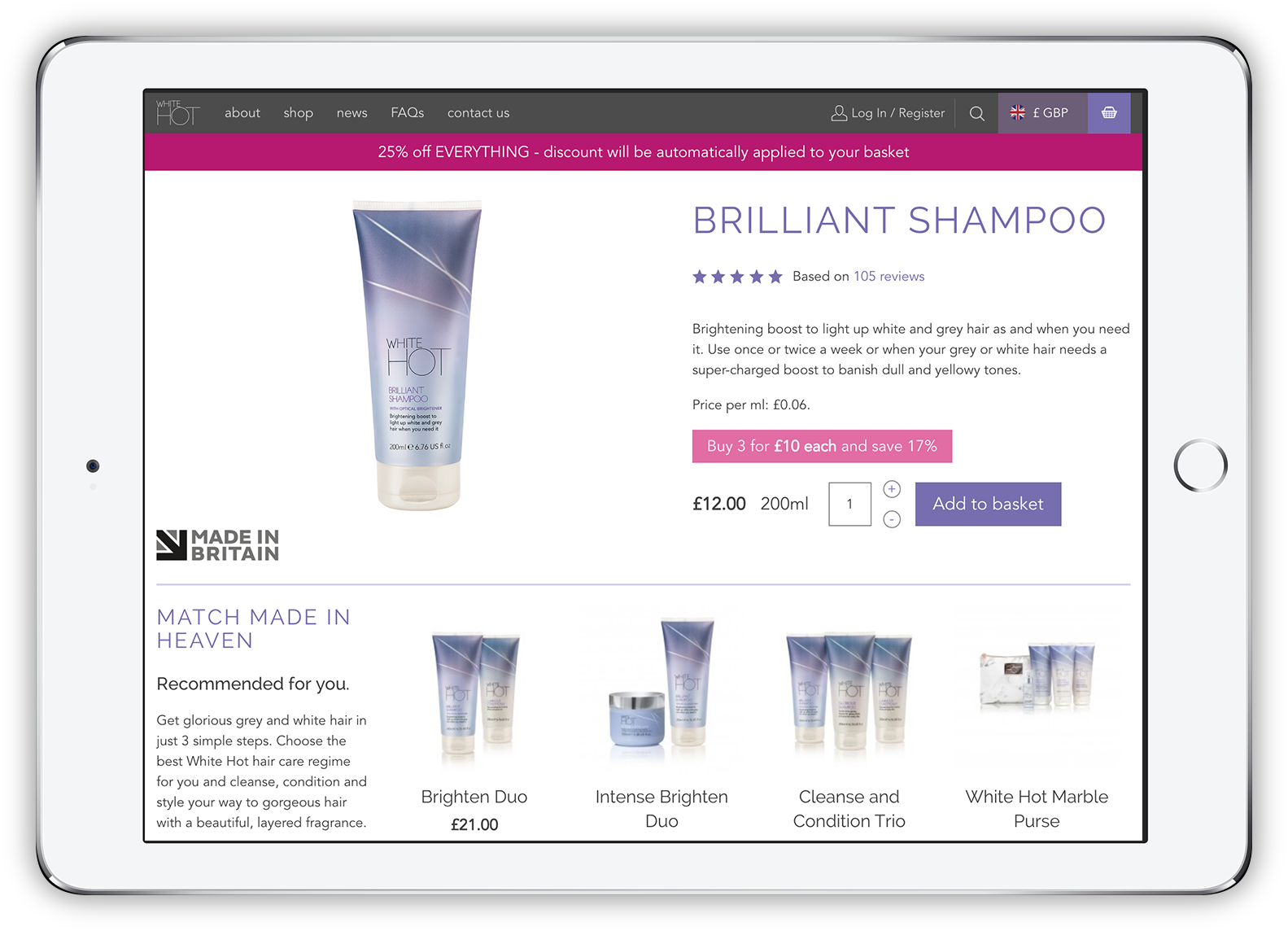 White Hot Hair Magento Greatest Online Sales Growth Success Storie
