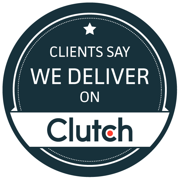 Clutch Badge Blue UK’s Leading Magento Agency 2buy1click -Clutch we deliver badge