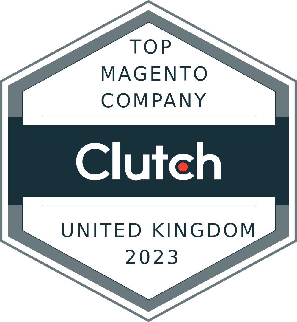 Clutch Top Magento Company badge - United Kingdom 2023