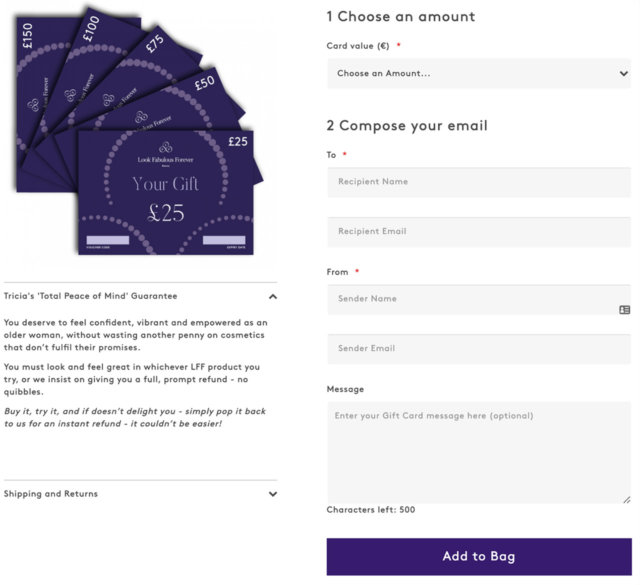 gift-page Magento Gift Card - LFF