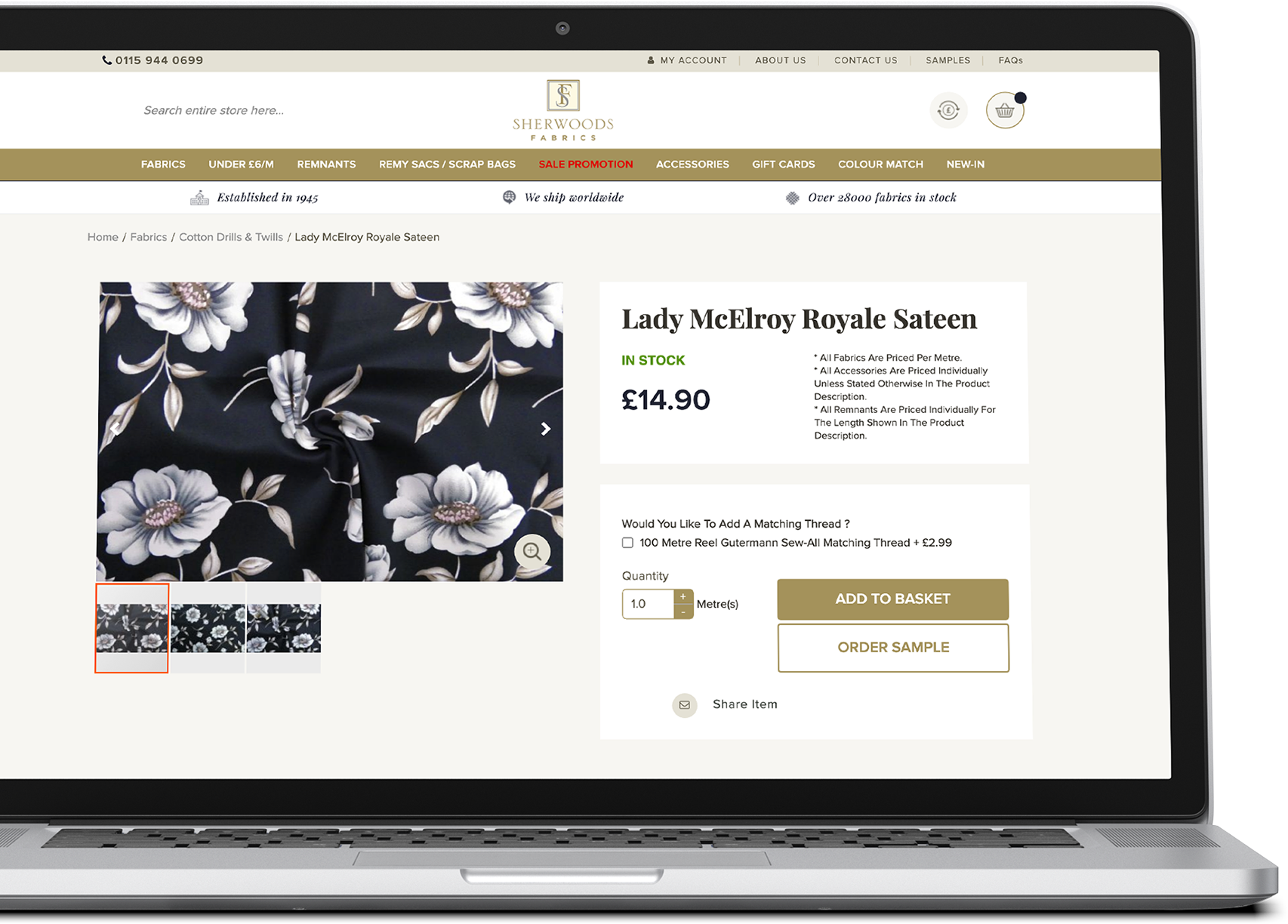 Magento RS Textiles - Case Study